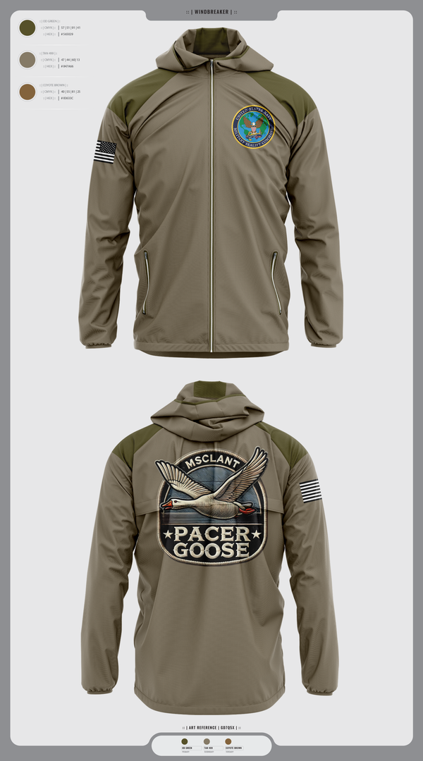 Windbreaker, MILITARY SEALIFT COMMAND ATLANTIC, , Teamtime, Team time, sublimation, custom sports apparel, team uniforms, spirit wear, spiritwear, sports uniforms, custom shirts, team store, custom team store, fundraiser sports, apparel fundraiser