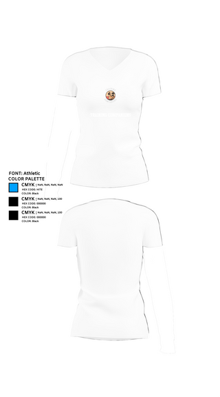 Womens Short Sleeve Vneck Shirt, Training Companions, , Teamtime, Team time, sublimation, custom sports apparel, team uniforms, spirit wear, spiritwear, sports uniforms, custom shirts, team store, custom team store, fundraiser sports, apparel fundraiser