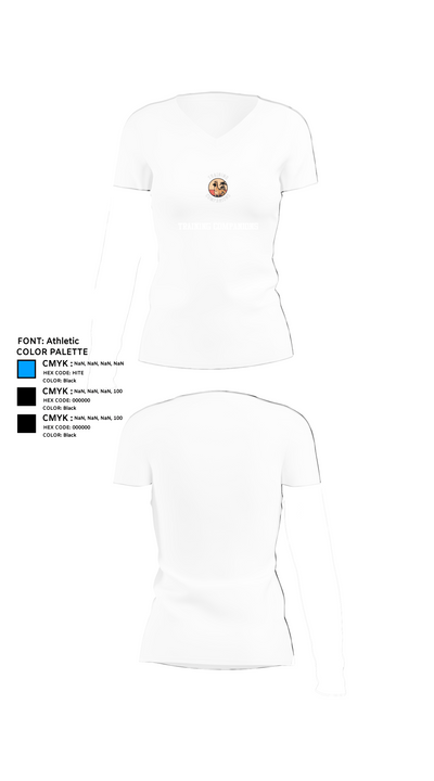 Training Companions 92508632 Women's Short Sleeve V-neck Shirt - 18