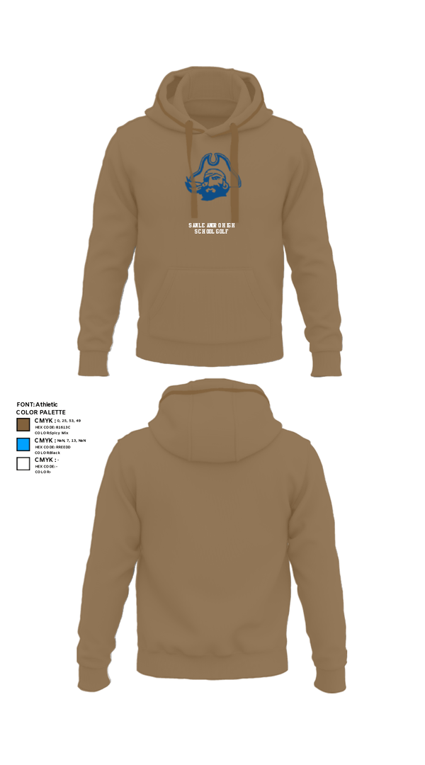 Hoodie, San Leandro High School Golf, Golf, Teamtime, Team time, sublimation, custom sports apparel, team uniforms, spirit wear, spiritwear, sports uniforms, custom shirts, team store, custom team store, fundraiser sports, apparel fundraiser