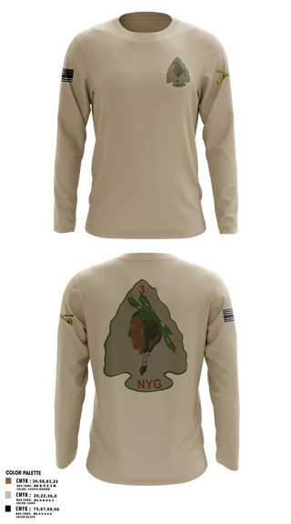 Long Sleeve Performance Shirt, , National Guard, Teamtime, Team time, sublimation, custom sports apparel, team uniforms, spirit wear, spiritwear, sports uniforms, custom shirts, team store, custom team store, fundraiser sports, apparel fundraiser