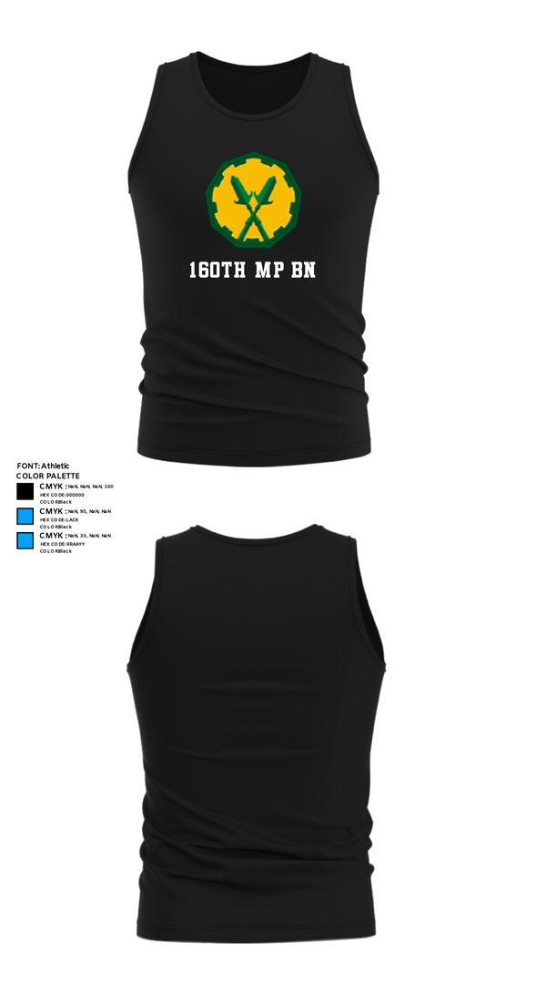 Tank Top, 160th mp bn, Army, Teamtime, Team time, sublimation, custom sports apparel, team uniforms, spirit wear, spiritwear, sports uniforms, custom shirts, team store, custom team store, fundraiser sports, apparel fundraiser