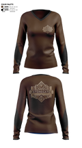 STONEGATE 94014498 Women's Long Sleeve V-neck Shirt -1 2