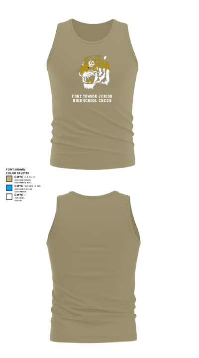 Fort Towson Junior High School Cheer 44003548 Tank Top - 44