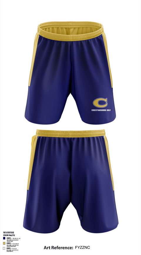 Athletic Shorts With Pockets, Christiansburg High School Golf, Golf, Teamtime, Team time, sublimation, custom sports apparel, team uniforms, spirit wear, spiritwear, sports uniforms, custom shirts, team store, custom team store, fundraiser sports, apparel fundraiser