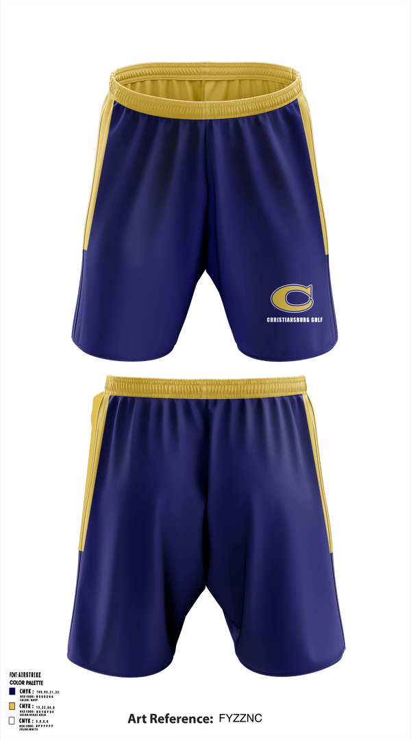 Athletic Shorts With Pockets, Christiansburg High School Golf, Golf, Teamtime, Team time, sublimation, custom sports apparel, team uniforms, spirit wear, spiritwear, sports uniforms, custom shirts, team store, custom team store, fundraiser sports, apparel fundraiser
