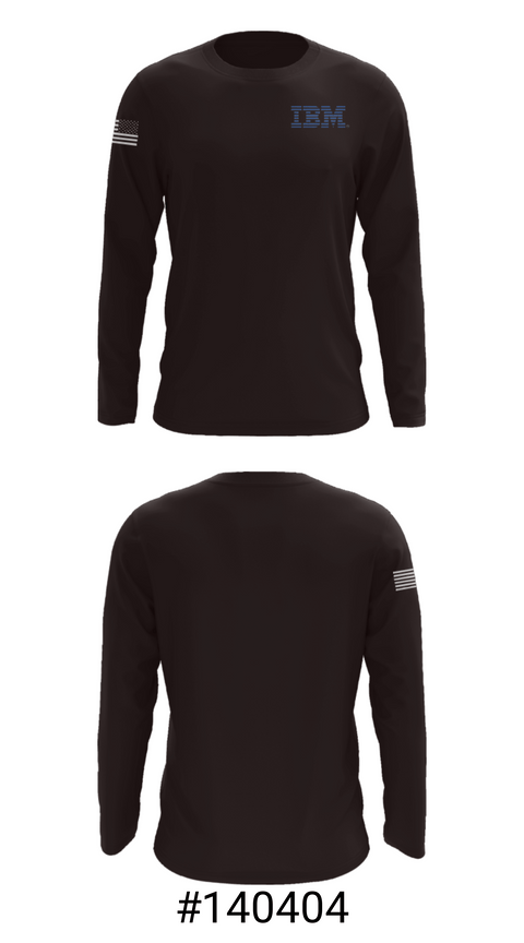 Long Sleeve Performance Shirt, IBM, Space Force, Teamtime, Team time, sublimation, custom sports apparel, team uniforms, spirit wear, spiritwear, sports uniforms, custom shirts, team store, custom team store, fundraiser sports, apparel fundraiser