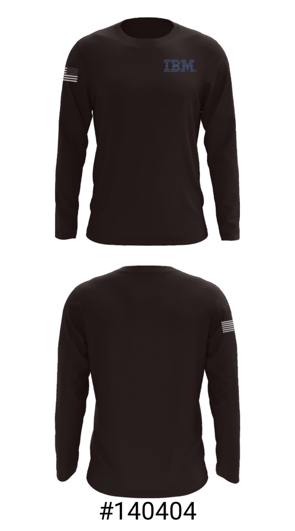 Long Sleeve Performance Shirt, IBM, Space Force, Teamtime, Team time, sublimation, custom sports apparel, team uniforms, spirit wear, spiritwear, sports uniforms, custom shirts, team store, custom team store, fundraiser sports, apparel fundraiser