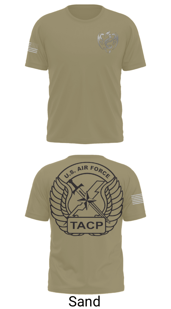 Old School Cotton Feel Shirt, 18th Air Support Operations Group, Air Force, Teamtime, Team time, sublimation, custom sports apparel, team uniforms, spirit wear, spiritwear, sports uniforms, custom shirts, team store, custom team store, fundraiser sports, apparel fundraiser