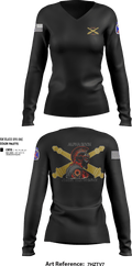 ALPHA ROCK 20137343 Women's Long Sleeve V-neck Shirt - 254
