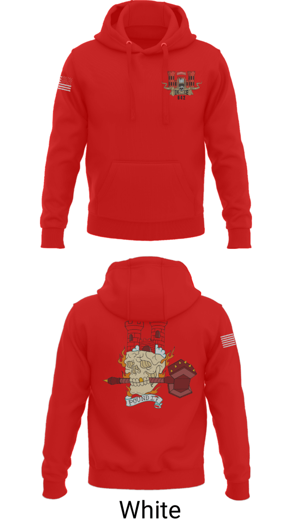Hoodie, 3rd Platoon, 642nd ESC, Army, Teamtime, Team time, sublimation, custom sports apparel, team uniforms, spirit wear, spiritwear, sports uniforms, custom shirts, team store, custom team store, fundraiser sports, apparel fundraiser