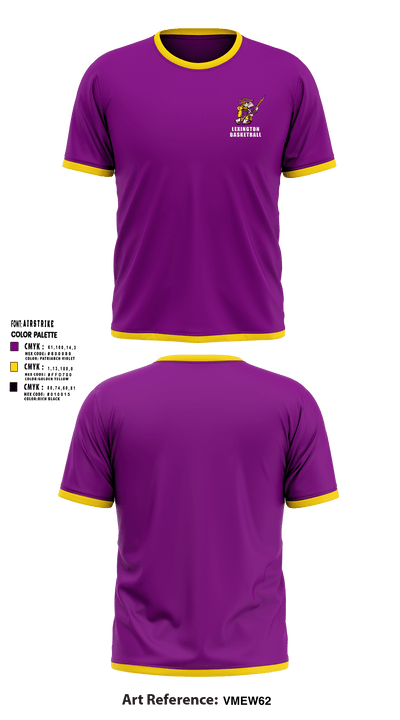 Lexington High School Basketball 77108243 Short Sleeve Performance Shirt - 3