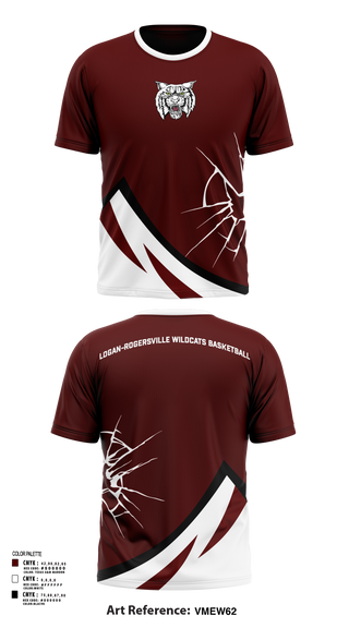 Short Sleeve Performance Shirt, Logan-Rogersville Wildcats, Spirit Store, Teamtime, Team time, sublimation, custom sports apparel, team uniforms, spirit wear, spiritwear, sports uniforms, custom shirts, team store, custom team store, fundraiser sports, apparel fundraiser