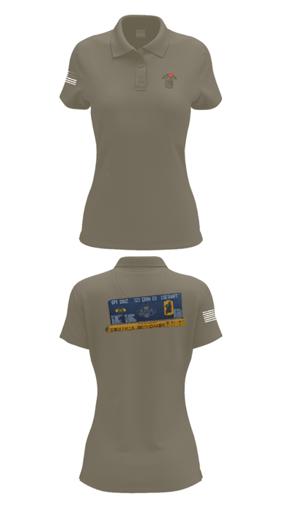 323 chem maint 12311738 Women's Short Sleeve Performance Polo  - 75