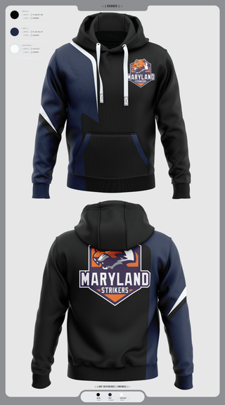 Hoodie, Maryland Strikers, Men's Volleyball, Teamtime, Team time, sublimation, custom sports apparel, team uniforms, spirit wear, spiritwear, sports uniforms, custom shirts, team store, custom team store, fundraiser sports, apparel fundraiser