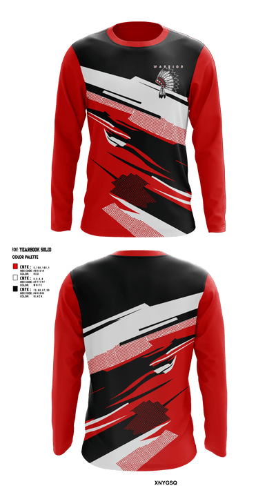 Kootenai Junior High School 56745665 Long Sleeve Performance Shirt - 1