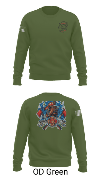 Crew Neck Sweatshirt, Golden Fire Dept., , Teamtime, Team time, sublimation, custom sports apparel, team uniforms, spirit wear, spiritwear, sports uniforms, custom shirts, team store, custom team store, fundraiser sports, apparel fundraiser