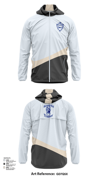 Windbreaker, Hounded, , Teamtime, Team time, sublimation, custom sports apparel, team uniforms, spirit wear, spiritwear, sports uniforms, custom shirts, team store, custom team store, fundraiser sports, apparel fundraiser