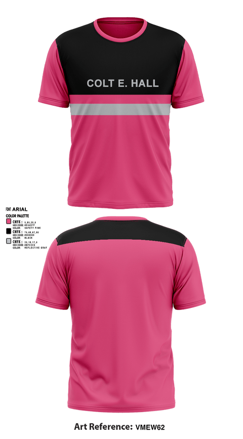 Short Sleeve Performance Shirt, COLT E. HALL, , Teamtime, Team time, sublimation, custom sports apparel, team uniforms, spirit wear, spiritwear, sports uniforms, custom shirts, team store, custom team store, fundraiser sports, apparel fundraiser