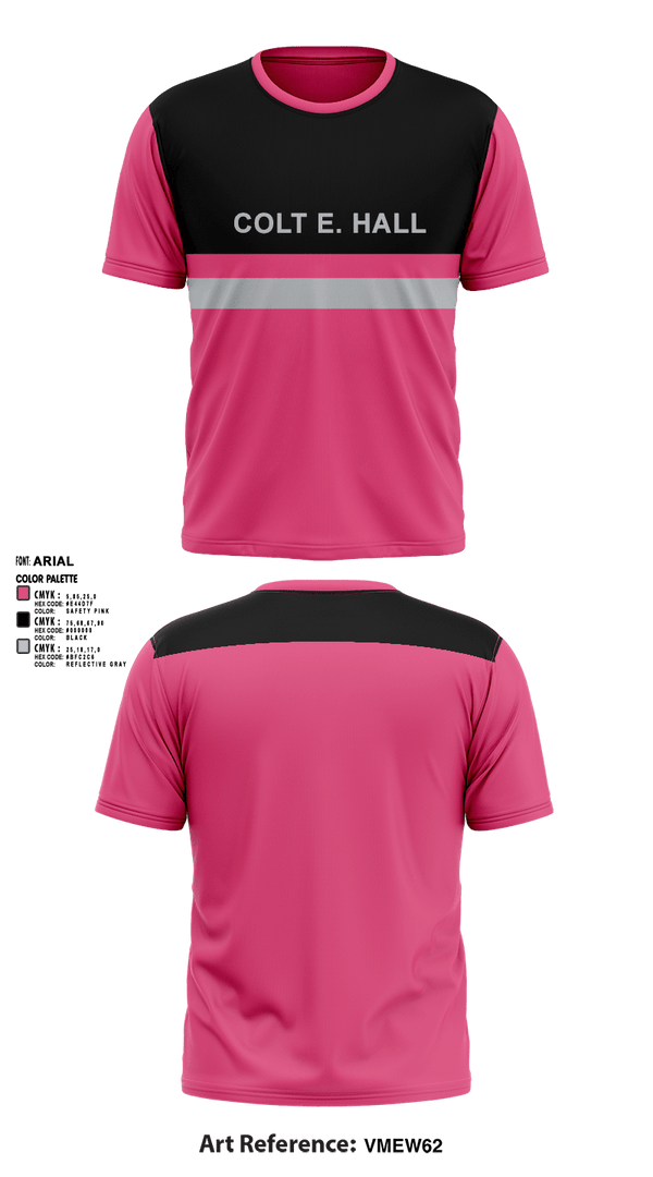 Short Sleeve Performance Shirt, COLT E. HALL, , Teamtime, Team time, sublimation, custom sports apparel, team uniforms, spirit wear, spiritwear, sports uniforms, custom shirts, team store, custom team store, fundraiser sports, apparel fundraiser