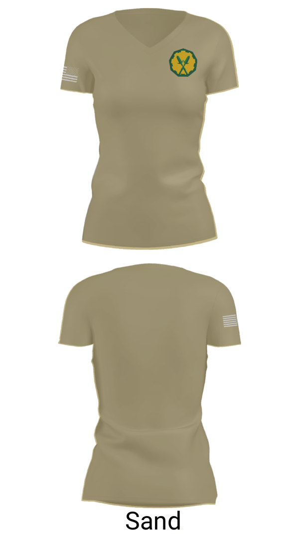 Womens Short Sleeve Vneck Shirt, 160th mp bn, Army, Teamtime, Team time, sublimation, custom sports apparel, team uniforms, spirit wear, spiritwear, sports uniforms, custom shirts, team store, custom team store, fundraiser sports, apparel fundraiser