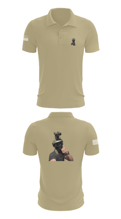 1st marine divison 61808262 Short Sleeve Performance Polo - 87