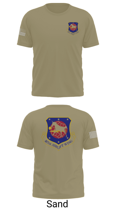 167th air wing 60974833 Short Sleeve Performance Shirt - 95