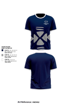 Henry F Moss Middle School Cheer 7750039 Short Sleeve Performance Shirt - 1
