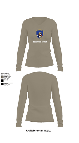 Womens Long Sleeve Vneck Shirt 1, Feuerwehr Witten, Fire Department, Teamtime, Team time, sublimation, custom sports apparel, team uniforms, spirit wear, spiritwear, sports uniforms, custom shirts, team store, custom team store, fundraiser sports, apparel fundraiser