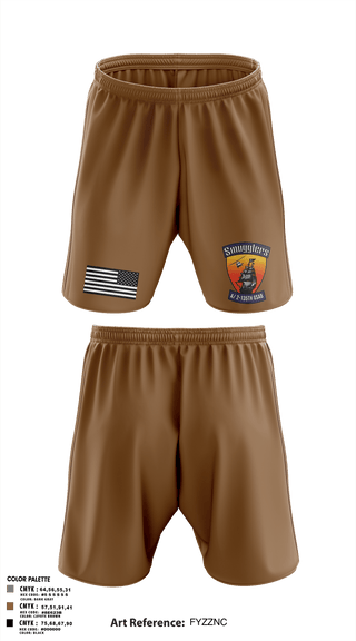 Athletic Shorts With Pockets, A/2135th GSAB “SMUGGLERS”, Army, Teamtime, Team time, sublimation, custom sports apparel, team uniforms, spirit wear, spiritwear, sports uniforms, custom shirts, team store, custom team store, fundraiser sports, apparel fundraiser