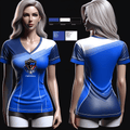 Anthony Wayne Youth Tackle Football League 48655260 Women's Short Sleeve V-neck Shirt - 2