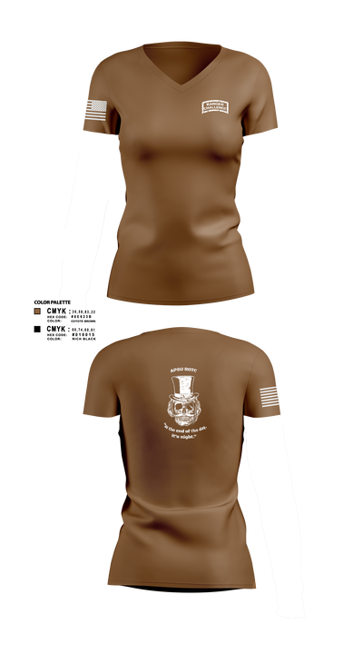 APSU RANGER CHALLENGE 6778670 Women's Short Sleeve V-neck Shirt - 2