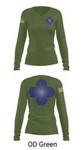 338th Army Band 31554965 Women's Long Sleeve V-neck Shirt - 57