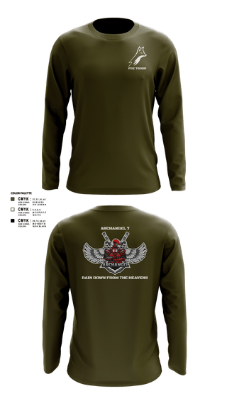 Long Sleeve Performance Shirt, Fox troop, Army, Teamtime, Team time, sublimation, custom sports apparel, team uniforms, spirit wear, spiritwear, sports uniforms, custom shirts, team store, custom team store, fundraiser sports, apparel fundraiser