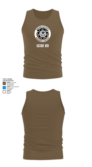 Tank Top, GCSO K9, , Teamtime, Team time, sublimation, custom sports apparel, team uniforms, spirit wear, spiritwear, sports uniforms, custom shirts, team store, custom team store, fundraiser sports, apparel fundraiser