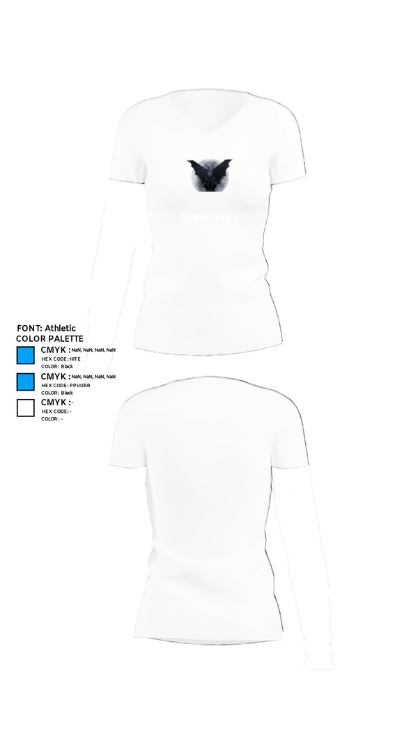 Women's Short Sleeve Vneck Shirt, Nocturnalz, Spirit Store, Teamtime, Team time, sublimation, custom sports apparel, team uniforms, spirit wear, spiritwear, sports uniforms, custom shirts, team store, custom team store, fundraiser sports, apparel fundraiser