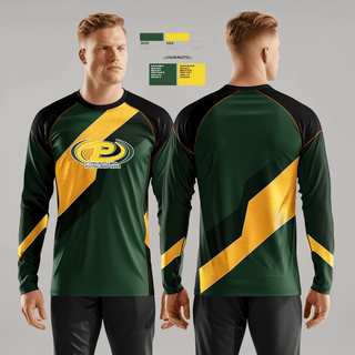 Long Sleeve Performance Shirt, Placer Jr. Hillmen, Football, Teamtime, Team time, sublimation, custom sports apparel, team uniforms, spirit wear, spiritwear, sports uniforms, custom shirts, team store, custom team store, fundraiser sports, apparel fundraiser