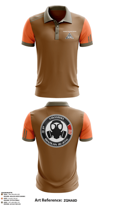 Nakashima TEAM 96849189 Short Sleeve Performance Polo - 1