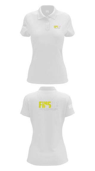 Women's Short Sleeve Performance Polo, Dauphin Fins, Football, Teamtime, Team time, sublimation, custom sports apparel, team uniforms, spirit wear, spiritwear, sports uniforms, custom shirts, team store, custom team store, fundraiser sports, apparel fundraiser