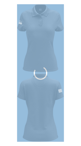 Womens Short Sleeve Performance Polo, 1-68 AR G-Co Distro, Army, Teamtime, Team time, sublimation, custom sports apparel, team uniforms, spirit wear, spiritwear, sports uniforms, custom shirts, team store, custom team store, fundraiser sports, apparel fundraiser
