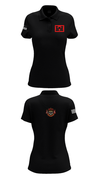 Women's Short Sleeve Performance Polo, Overlords, Army, Teamtime, Team time, sublimation, custom sports apparel, team uniforms, spirit wear, spiritwear, sports uniforms, custom shirts, team store, custom team store, fundraiser sports, apparel fundraiser
