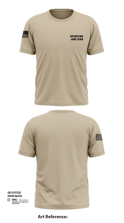 Operation lone star 69451561 Short Sleeve Performance Shirt - 102