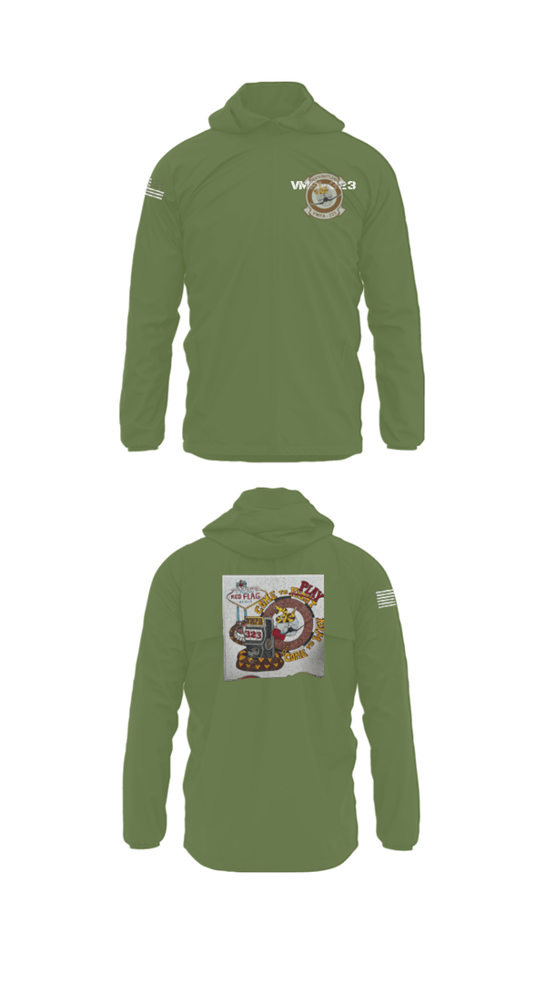 Windbreaker, VMFA-323, Marines, Teamtime, Team time, sublimation, custom sports apparel, team uniforms, spirit wear, spiritwear, sports uniforms, custom shirts, team store, custom team store, fundraiser sports, apparel fundraiser