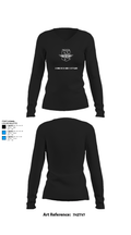 2D Marine Raider Battalion 793595 Women's Long Sleeve V-neck Shirt - 22