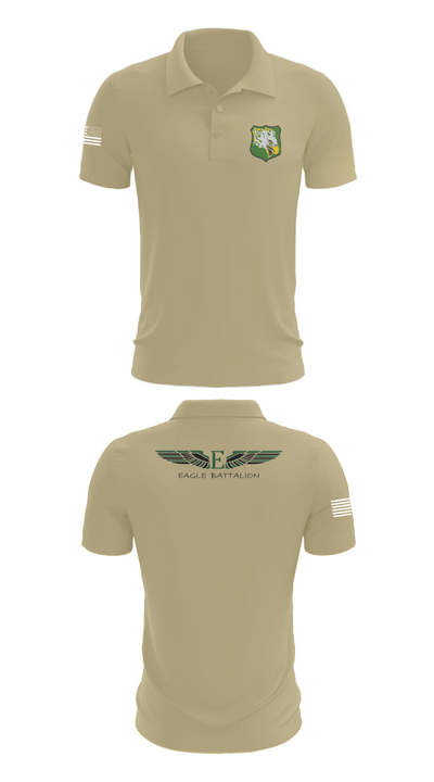 EASTERN MICHIGAN UNIVERSITY ROTC 943753 Short Sleeve Performance Polo - 87