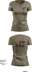 The Lead Shed 67776768 Women's Short Sleeve V-neck Shirt - 2