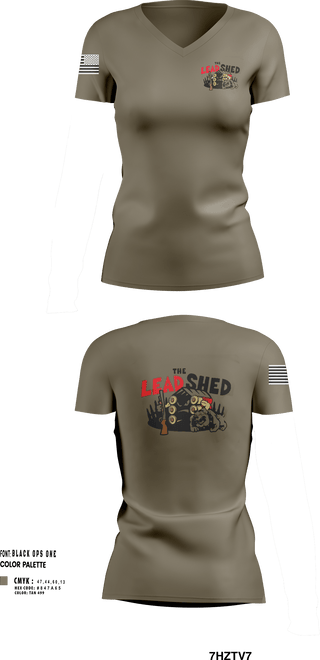 Womens Short Sleeve Vneck Shirt, The Lead Shed, , Teamtime, Team time, sublimation, custom sports apparel, team uniforms, spirit wear, spiritwear, sports uniforms, custom shirts, team store, custom team store, fundraiser sports, apparel fundraiser