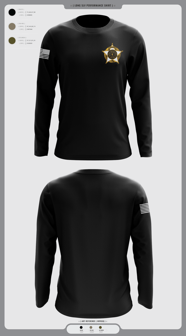 Long Sleeve Performance Shirt, Deputy Cleveland, Police, Teamtime, Team time, sublimation, custom sports apparel, team uniforms, spirit wear, spiritwear, sports uniforms, custom shirts, team store, custom team store, fundraiser sports, apparel fundraiser