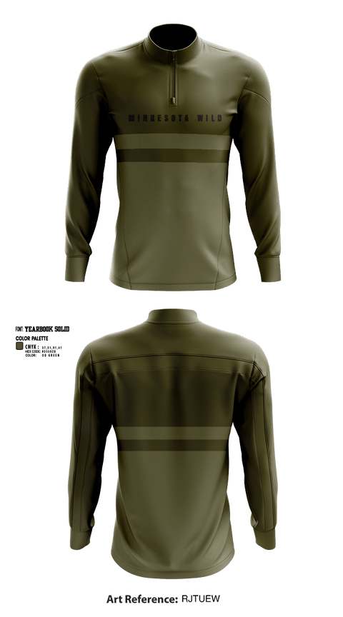 Quarter Zip Jacket, Minnesota wild, Ice Hockey, Teamtime, Team time, sublimation, custom sports apparel, team uniforms, spirit wear, spiritwear, sports uniforms, custom shirts, team store, custom team store, fundraiser sports, apparel fundraiser