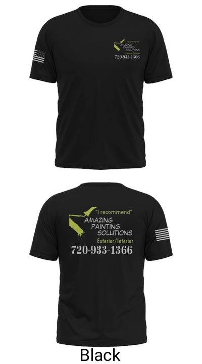 Amazing Painting Solutions 30461876 Short Sleeve Performance Shirt - 30